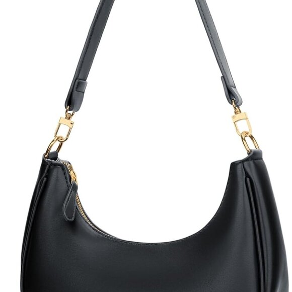 Shoulder Bag for Women Small Purse Cute Clutch Hobo Handbag Trendy Crescent Bag - Picture 1 of 7
